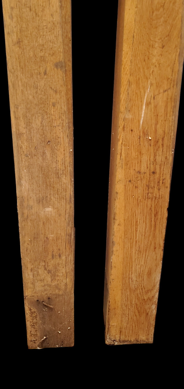 Pair of Solid Oak Eastlake Style Newel Posts GAM0251