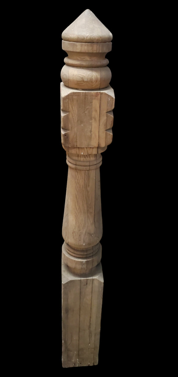 Solid Turned & Carved Oak Newel Post GAM0260