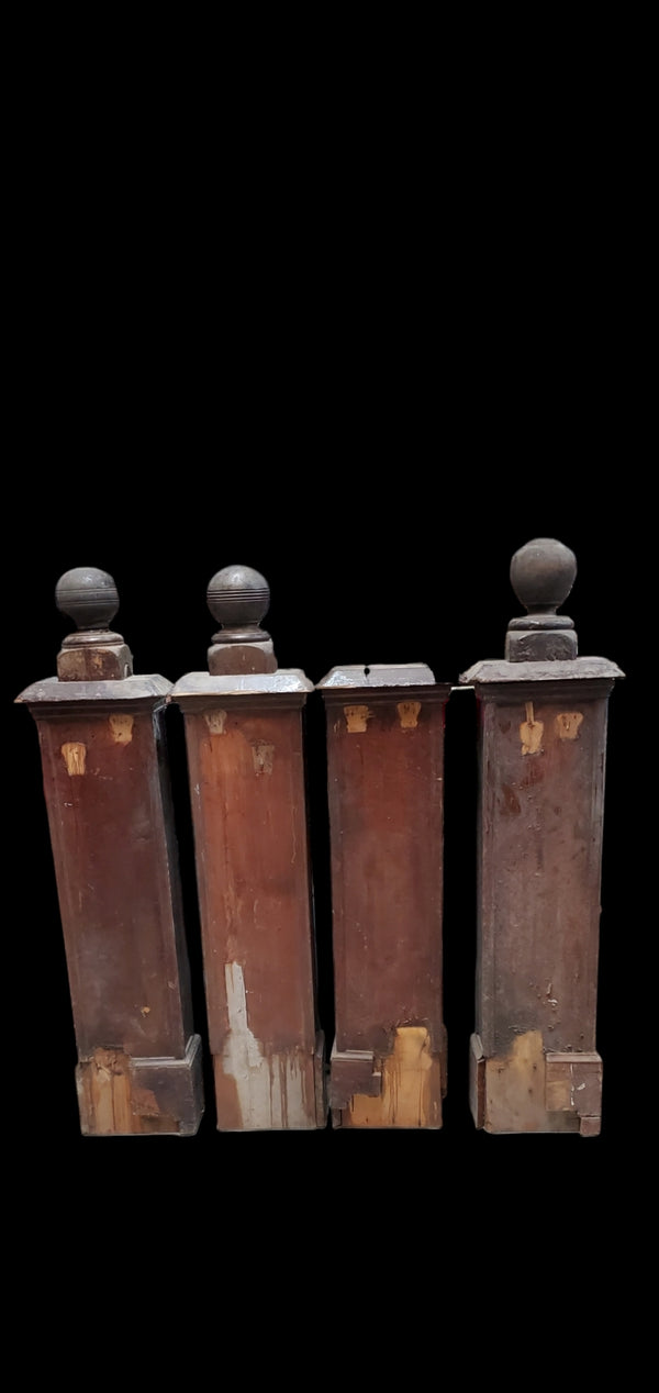 Set of 4 Newel Posts GAM0276
