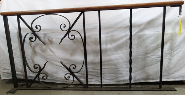 Iron and Oak handrails GAM0094