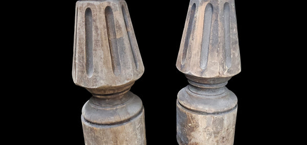 Pair of Massive Newel Posts GAM0238