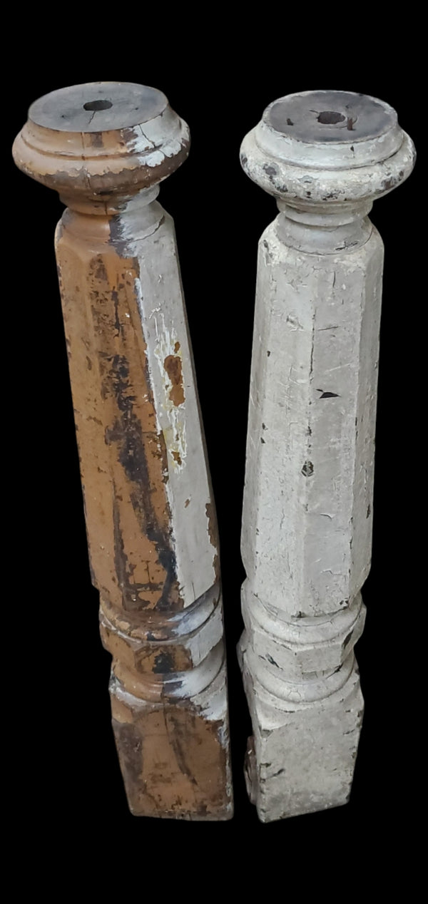 Pair of Octogon Newel Posts GAM0229