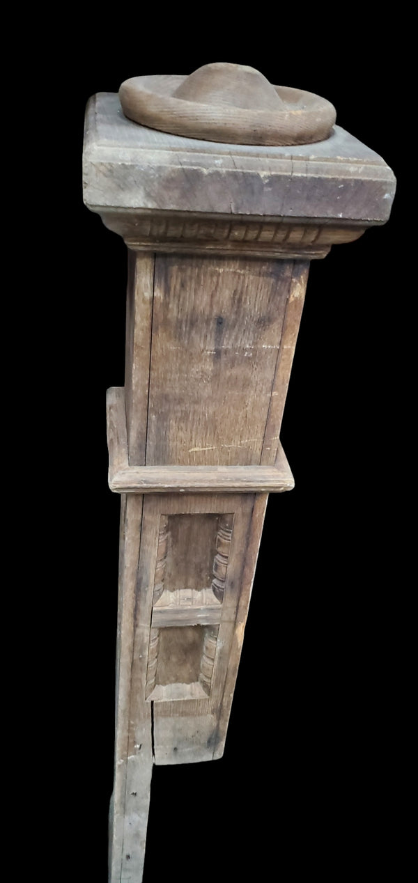 Set of 3 Craftsman Style Through Floor Newel Posts GAM0294