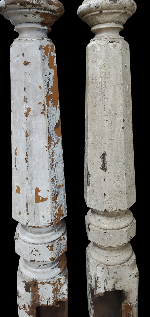 Pair of Octogon Newel Posts GAM0229