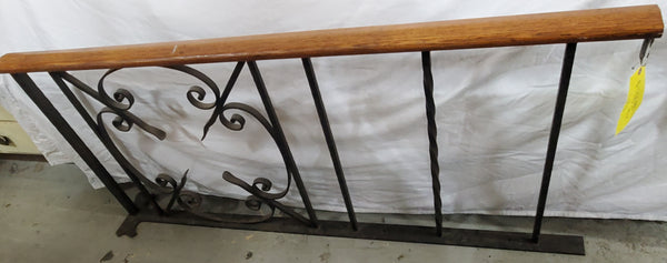 Iron and Oak handrails GAM0094