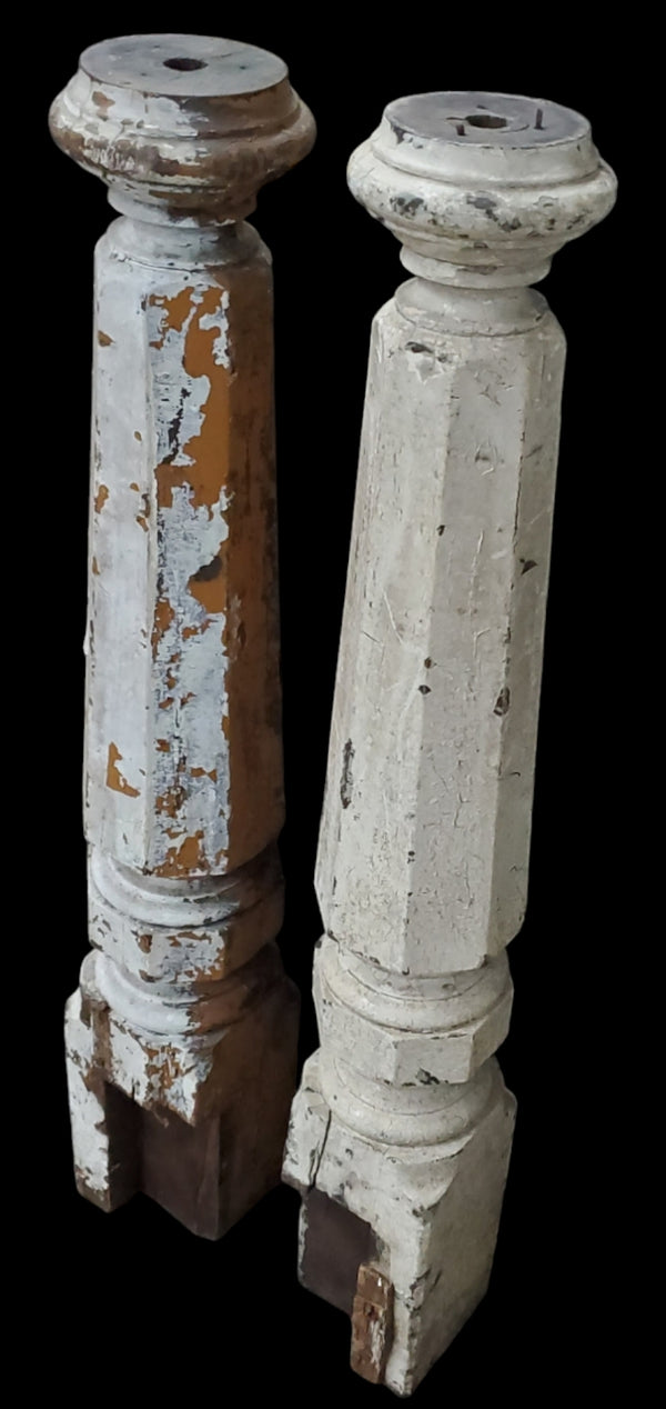 Pair of Octogon Newel Posts GAM0229
