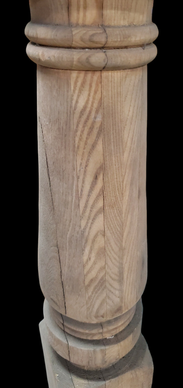 Solid Turned & Carved Oak Newel Post GAM0260