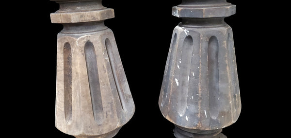 Pair of Massive Newel Posts GAM0238