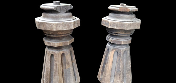 Pair of Massive Newel Posts GAM0238