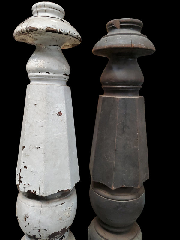 Pair of Octogon Newel Posts GAM0226