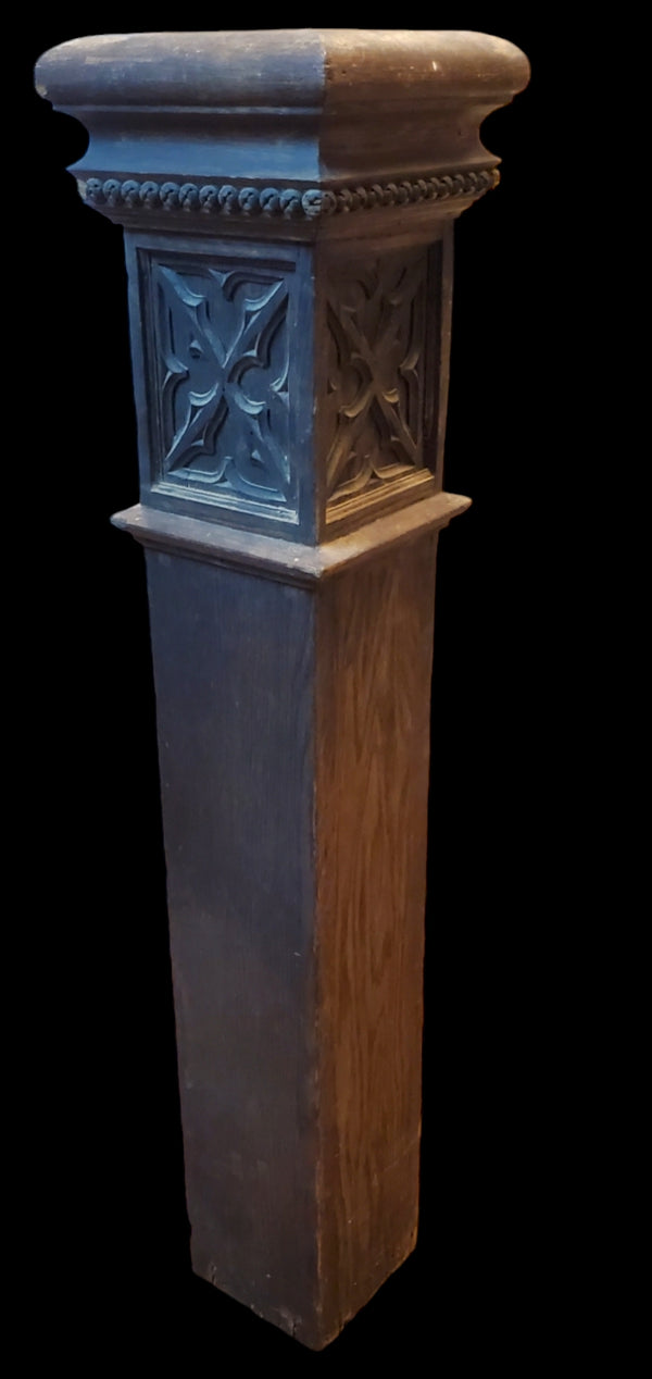 Quatrefoil Newel Post GAM0250