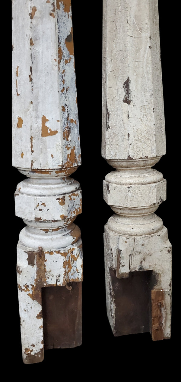 Pair of Octogon Newel Posts GAM0229
