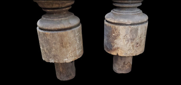 Pair of Massive Newel Posts GAM0238