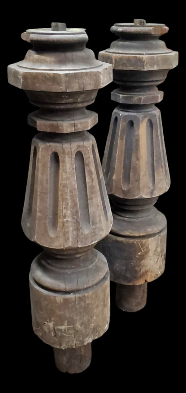 Pair of Massive Newel Posts GAM0238