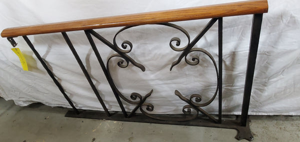 Iron and Oak handrails GAM0094