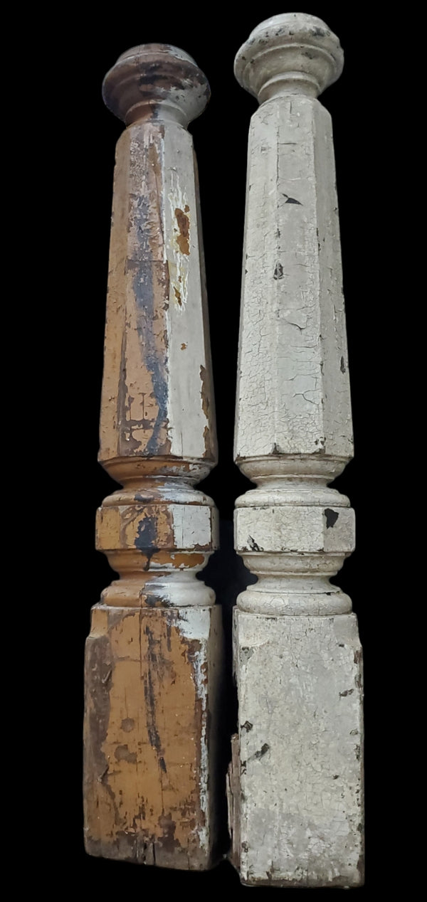 Pair of Octogon Newel Posts GAM0229