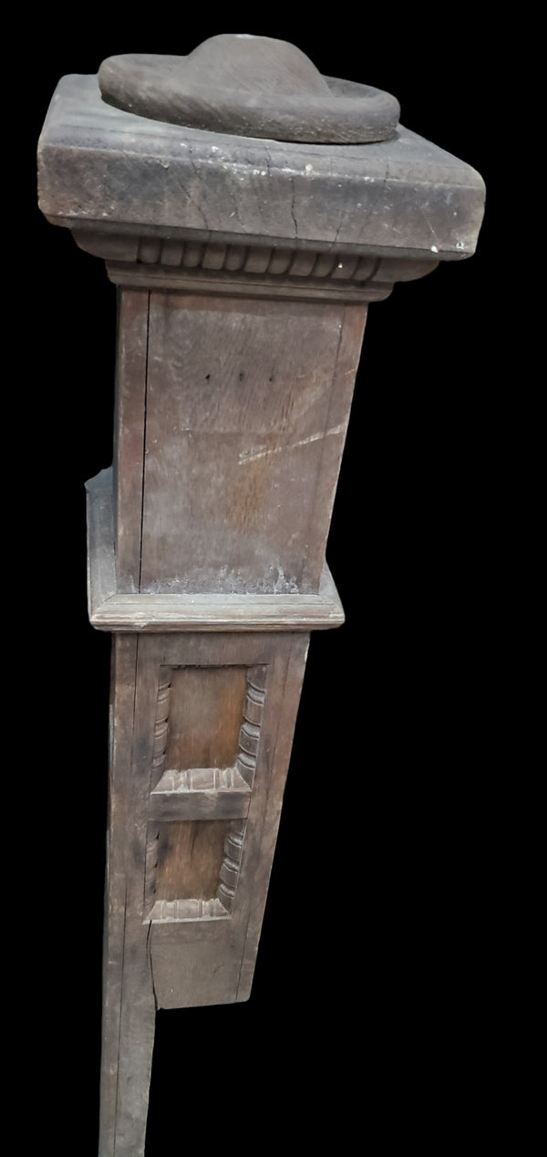 Set of 3 Craftsman Style Through Floor Newel Posts GAM0294