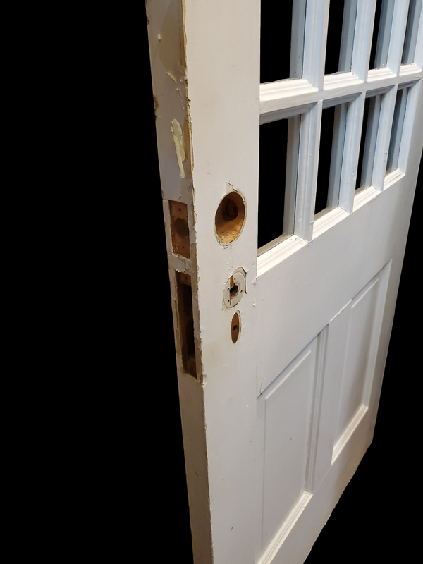 Solid Wood Arched 20 Lite- 2 Panel Door 32" x 79 1/4" x 1 3/4" Thick GAM0006