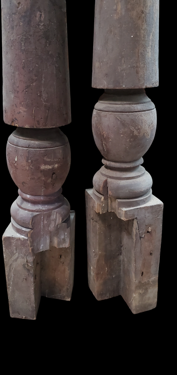 Pair of Newel Posts *GAM0211