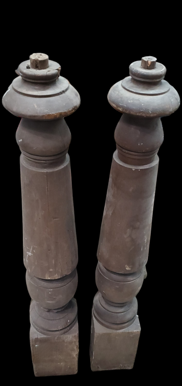 Pair of Newel Posts *GAM0212