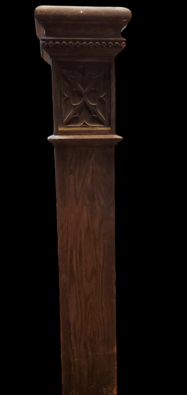 Quatrefoil Newel Post GAM0250