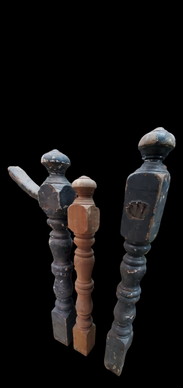 Set of 3 Newel Posts GAM0199