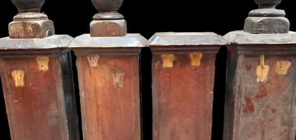 Set of 4 Newel Posts GAM0276