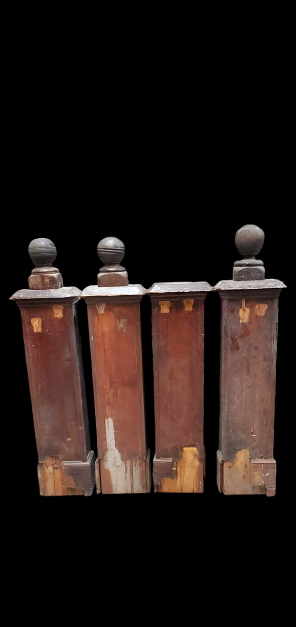 Set of 4 Newel Posts GAM0276