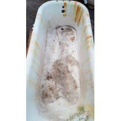 6' Cast Iron Clawfoot Bath Tub #GA212