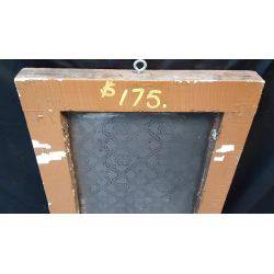 Florentine Style Pattern Framed Glass Window #GA4034