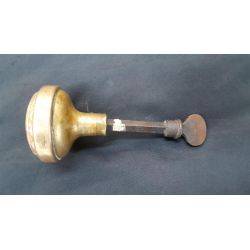 Ornate Brass Interior Door Knob with Thumb Turn #GA4218