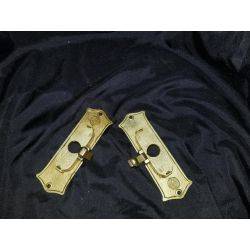 Ornate Art Nouveau Brass Pocket Door Pulls #GA301