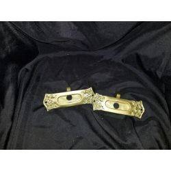Ornate Art Nouveau Brass Pocket Door Pulls #GA301