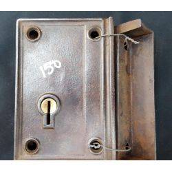Rim Lock with Matching Keeper & Folding Key #GA4165