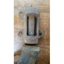 Set of 4 Very Large Cast Iron Industrial Swivel Casters #GA701