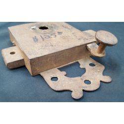 Cast Iron Primitive Decorative Lock #GA4163