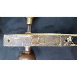 Set of 10 Mortise Lock Sets with Doorknobs & Backplates #GA4136
