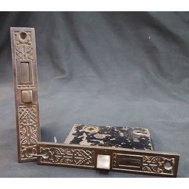 Set of 2 Victorian Eastlake Mortise Locks #GA1065