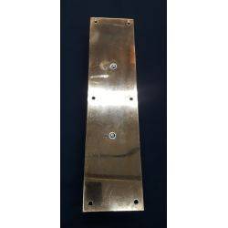 Large Brass Door Pull Handle with Backplate #GA1087
