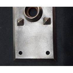 Gothic Style Grey Doorknob Backplate with Raised Points #GA1097