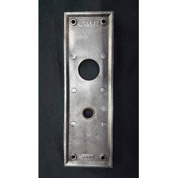 Gothic Style Grey Doorknob Backplate with Raised Points #GA1097