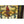 Load image into Gallery viewer, Large Multi Colored Stained Glass Window with Flaming Torch and Ribbon Design in Wood Frame #GA1159