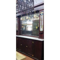 Restored 1920's Art Deco Back Bar #backbar