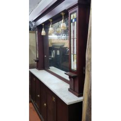 Restored 1920's Art Deco Back Bar #backbar