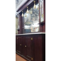 Restored 1920's Art Deco Back Bar #backbar
