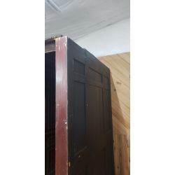 Art Deco Elevator Lift with Beveled Mirrored Glass & Raised Panels 95" x 47" x 60 1/2" GA1175