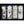 Load image into Gallery viewer, Set of 4 Brass Pocket Door Pull Plates with Keyholes and Chippy Paint #GA2001