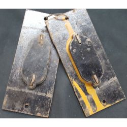 1800's Pocket Door Set with Lock Pull Plates and 4 Top Rollers #GA2004