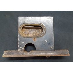 1800's Pocket Door Set with Lock Pull Plates and 4 Top Rollers #GA2004