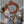 Load image into Gallery viewer, 1880's Copper & Brass Wrapped Wreath Chandelier with Four Frosted Shades #GA2013